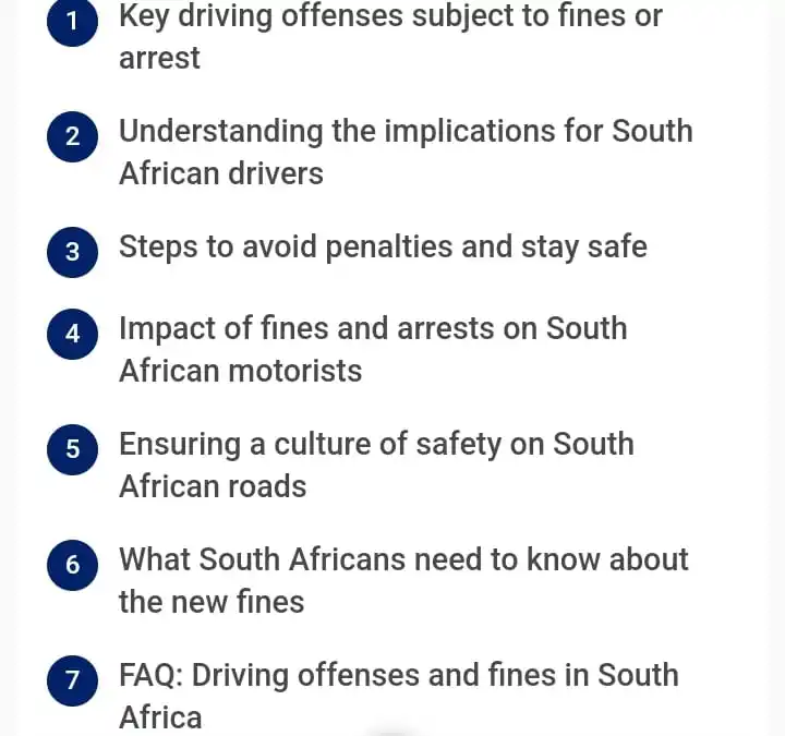 Image from KAHUNGU: From 25 July 25 jail or R12,000 Fine for These 7 Driving Offenses in S...