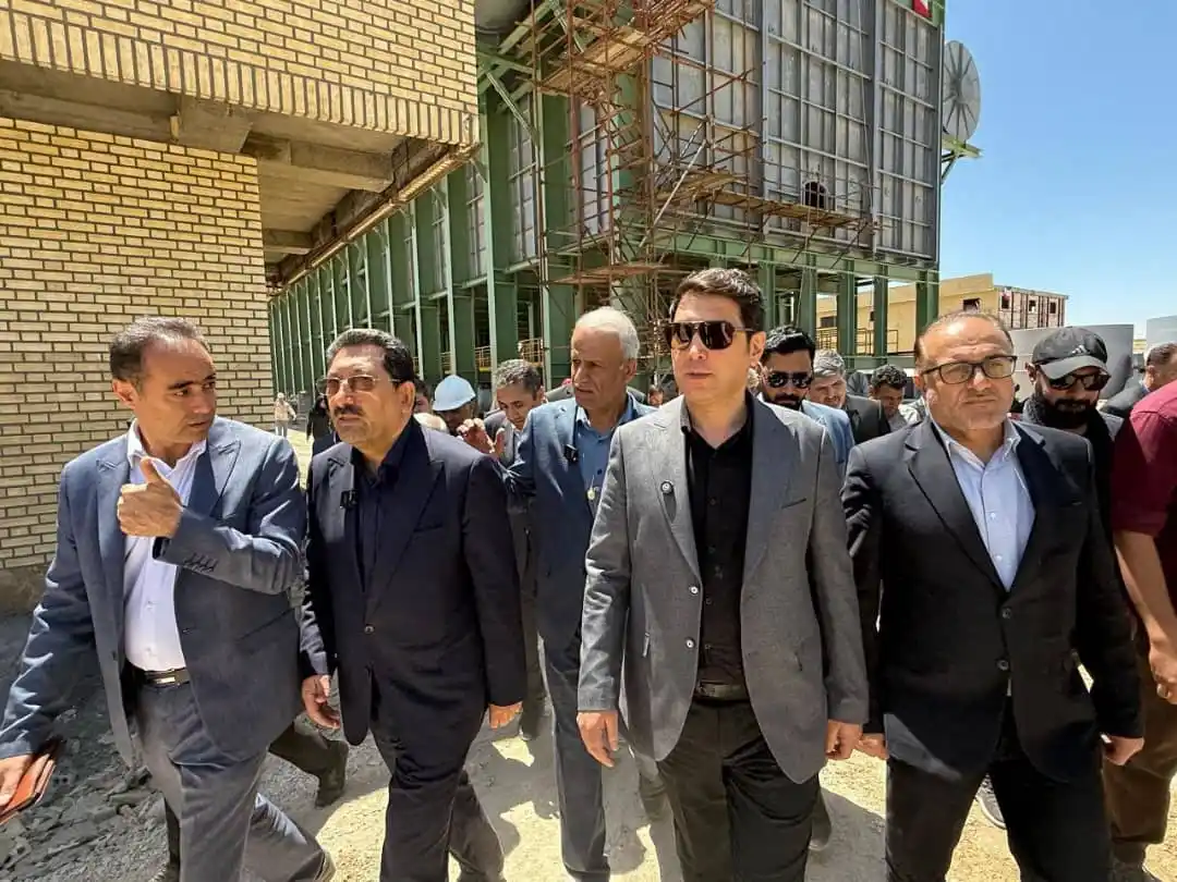 Image from استانداری کردستان: *✅کارخانه تولید گندله سازی بیجار با ۷۰ میلیون دلار سرمایە گذاری بازدید...