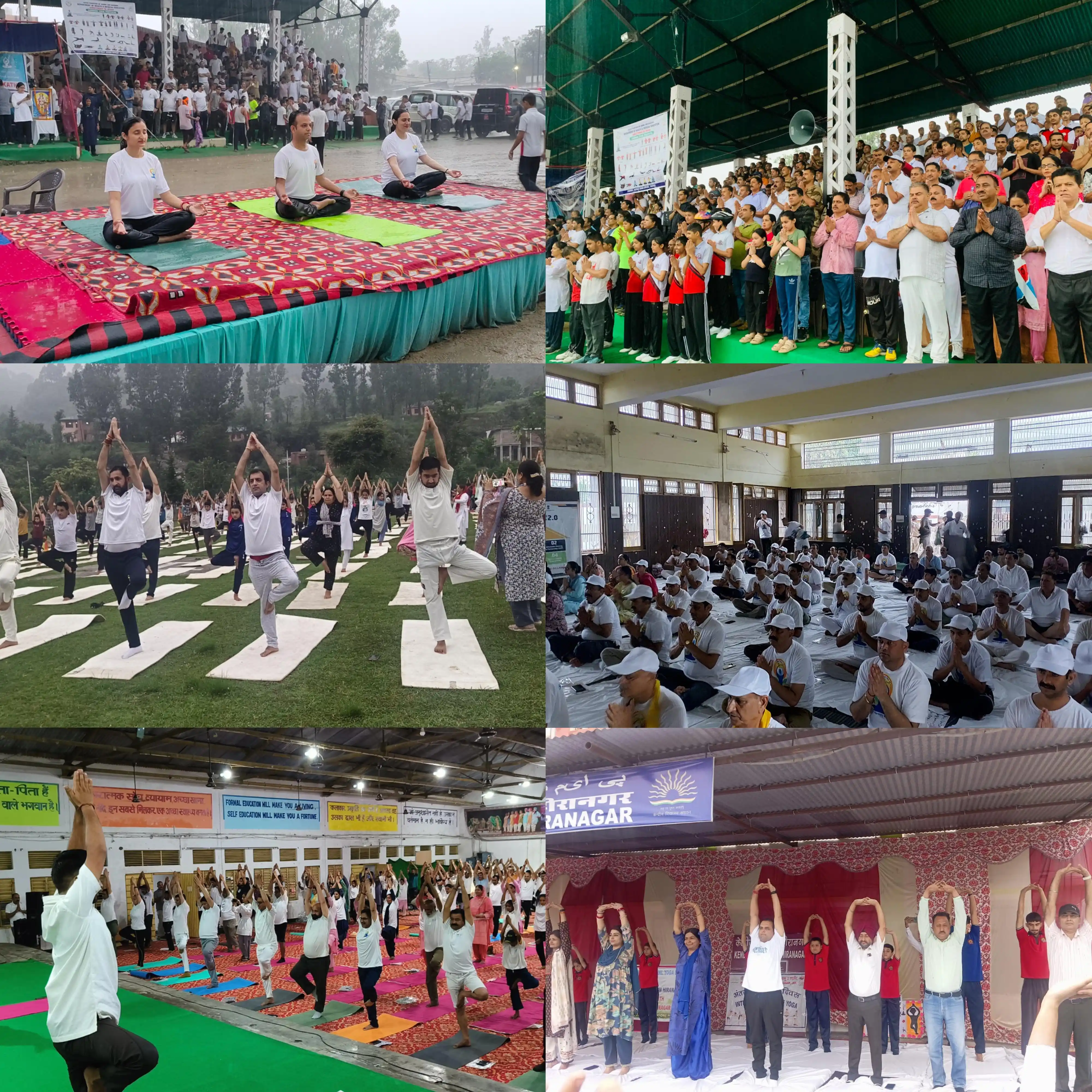 Image from DIPR Kathua: Kathua celebrates 11th International Day of Yoga with enthusiasm acros...