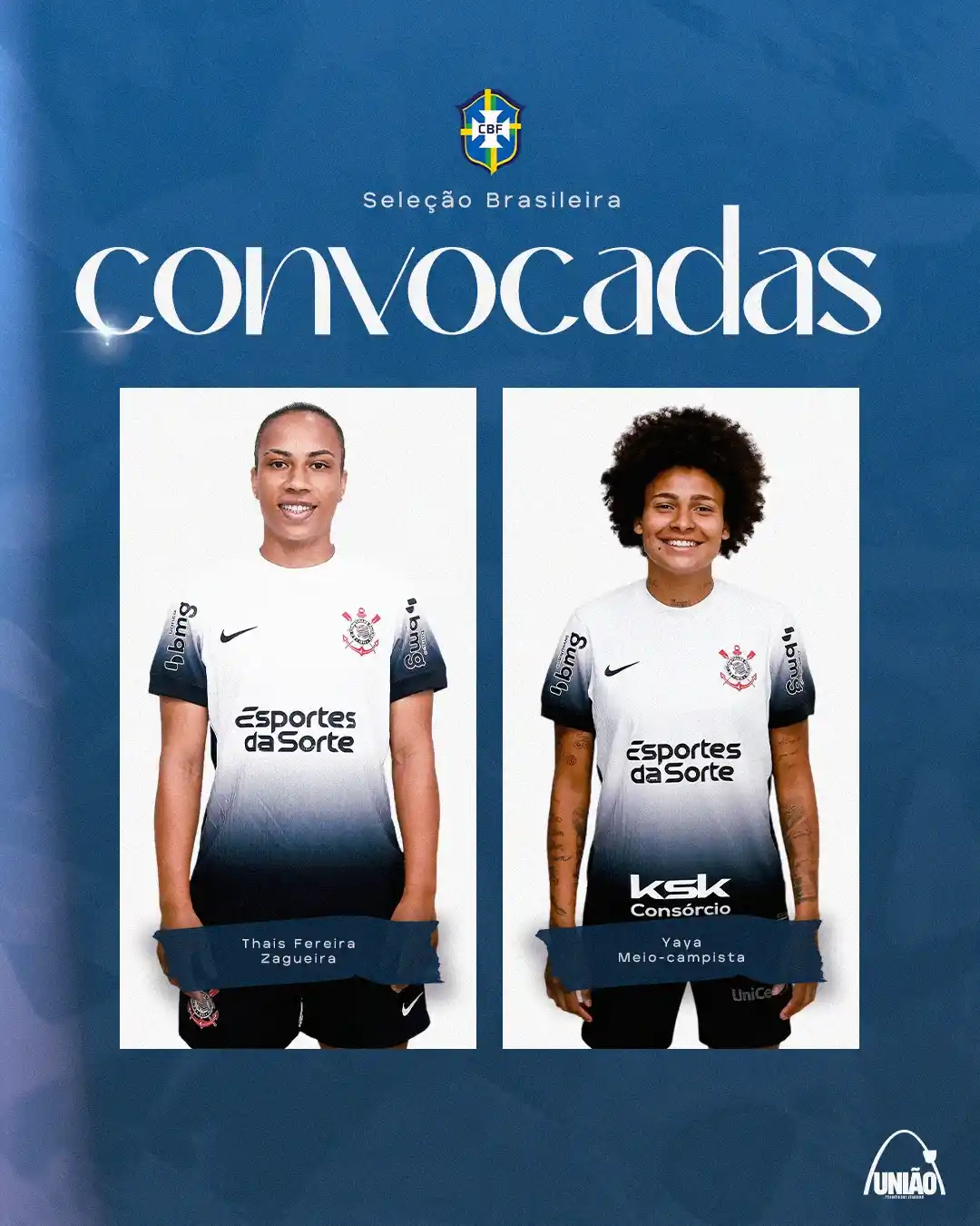Image from União SCCP Feminino: Mais convocadas! 🇧🇷 Arthur Elias convocou novas atletas para o perí...