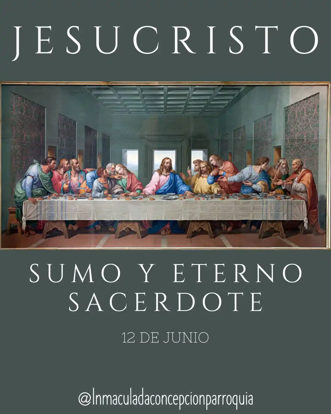 Image from Parroquia Inmaculada Concepción El Chicó: _“Queridos sacerdotes:_ _Les agradezco su vida entregada al servicio ...