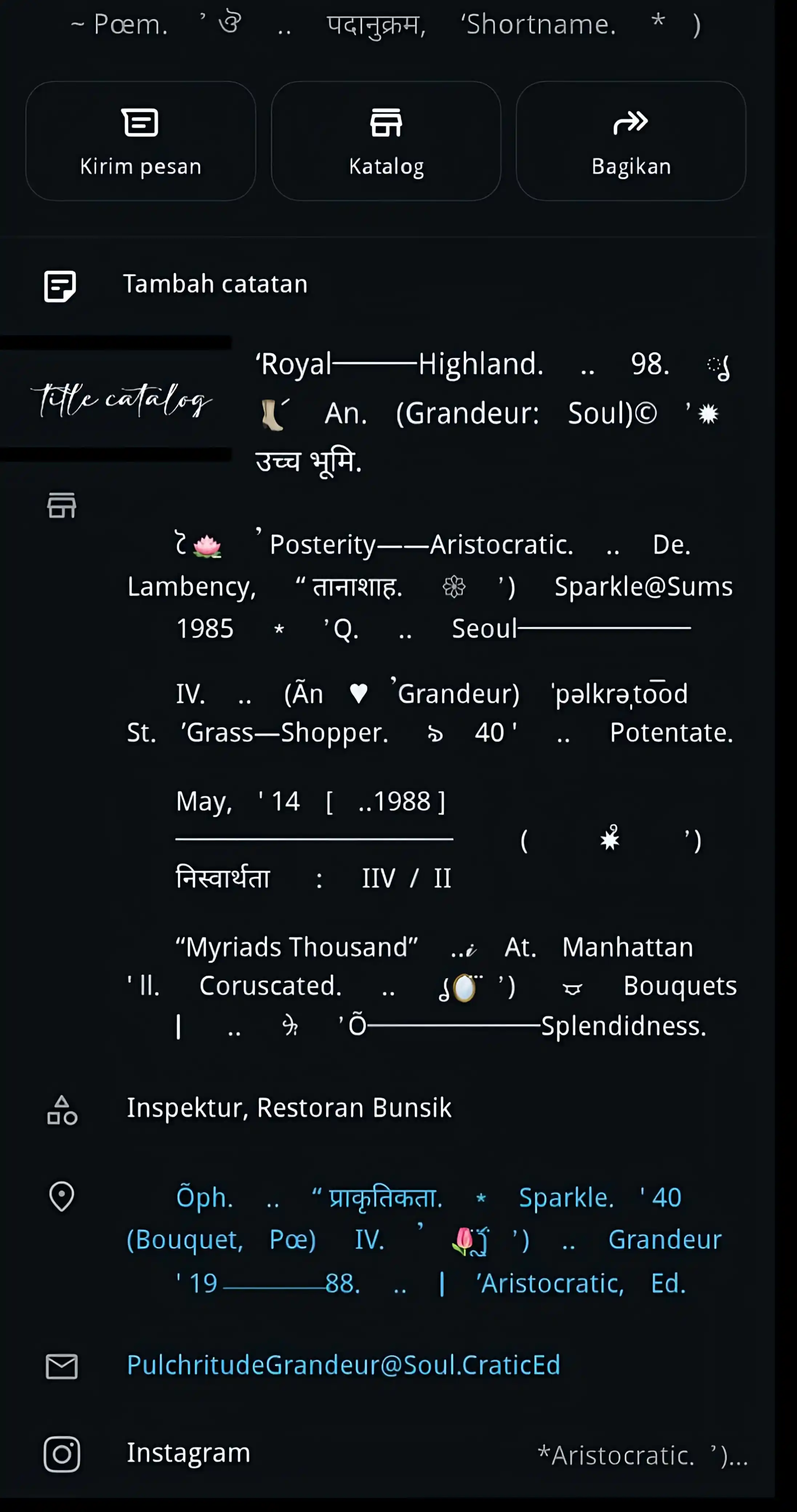 Image from WORDING───4FREE: CRAFTSK͟i͟LL'A.ㅤ#READDESK!: *⎙ Set─Wording : Elegant (Only Girl).* > What you can replace at the *...