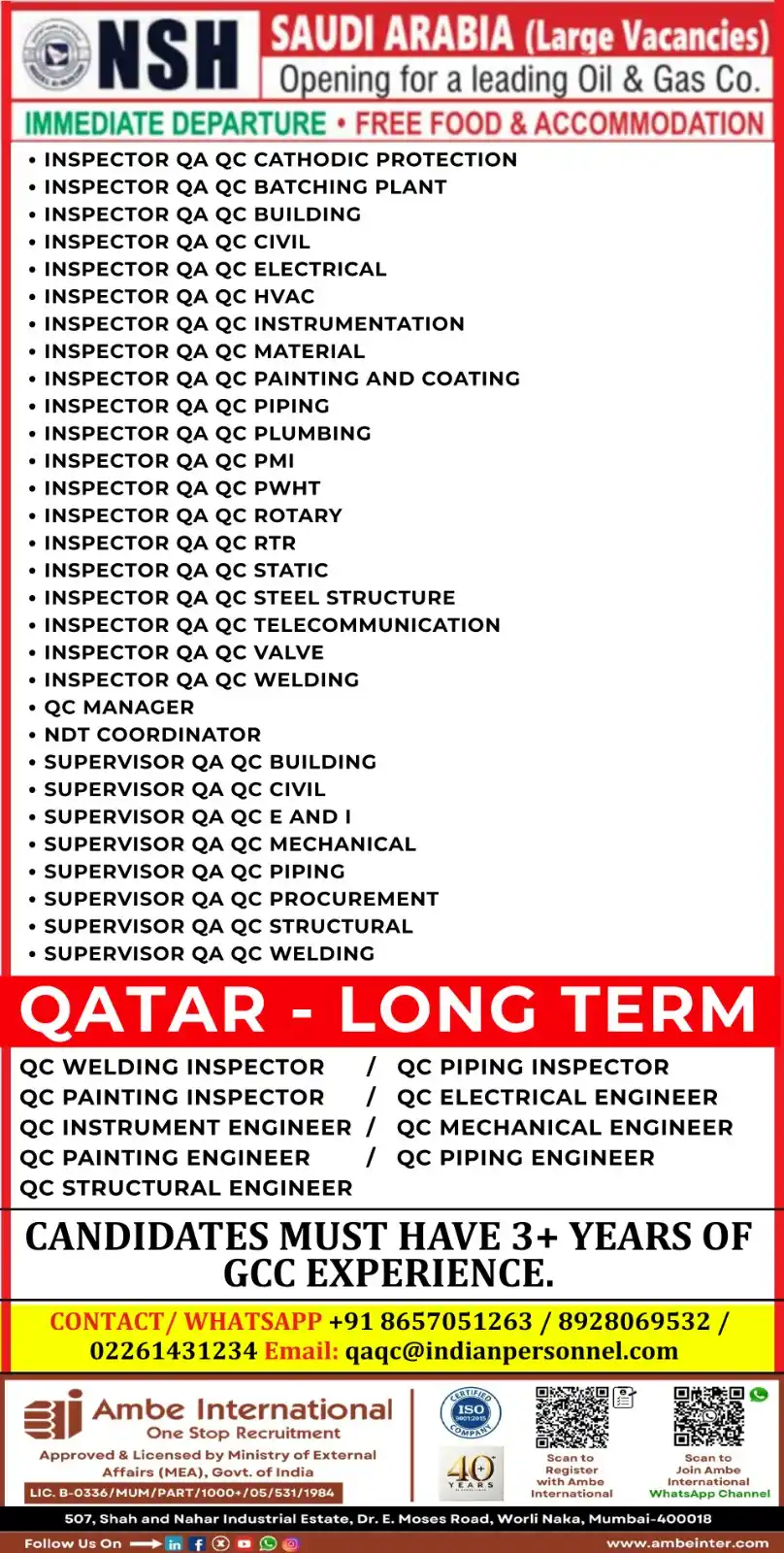 Image from Ambe International: 💥Shortlisting In Progress In Ambe International ⭕️Open Position For S...