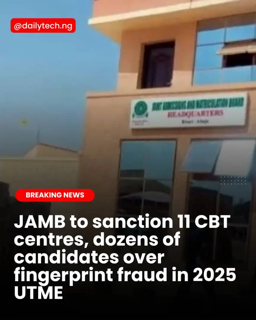 Image from Daily Tech Nigeria: The Joint Admissions and Matriculation Board (JAMB) has announced plan...