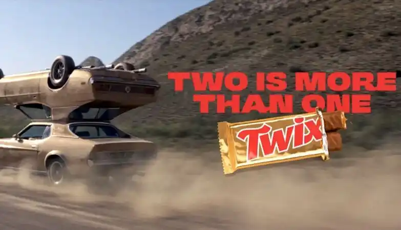 Image from ZAP Notícias: *Um anúncio do Twix é tão perigoso que foi banido da TV* "Absurdo, fan...