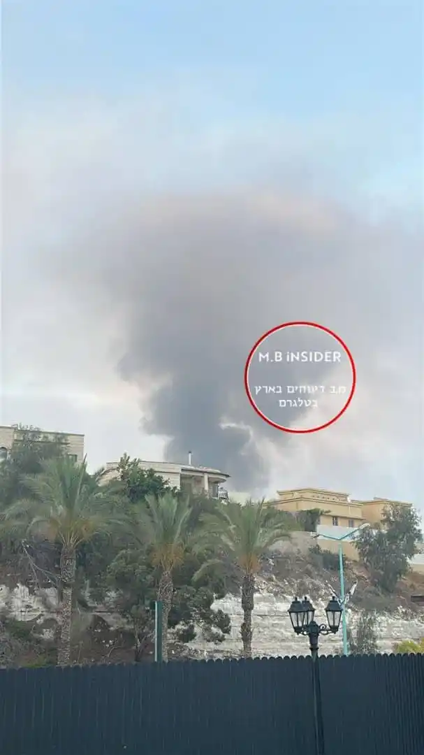 Image from نصرالدين عامر: عااااااجل اعلام العدو : إطلاق صاروخ واحد من إيران وأصاب هدفه بشكل مبا...
