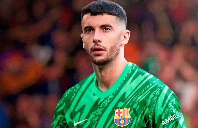 Image from Transfermercato.com: 🚨🧤 الحارس الذي أنقذ إسبانيول أصبح الآن في عرين برشلونة!  أرقام مدهشة...