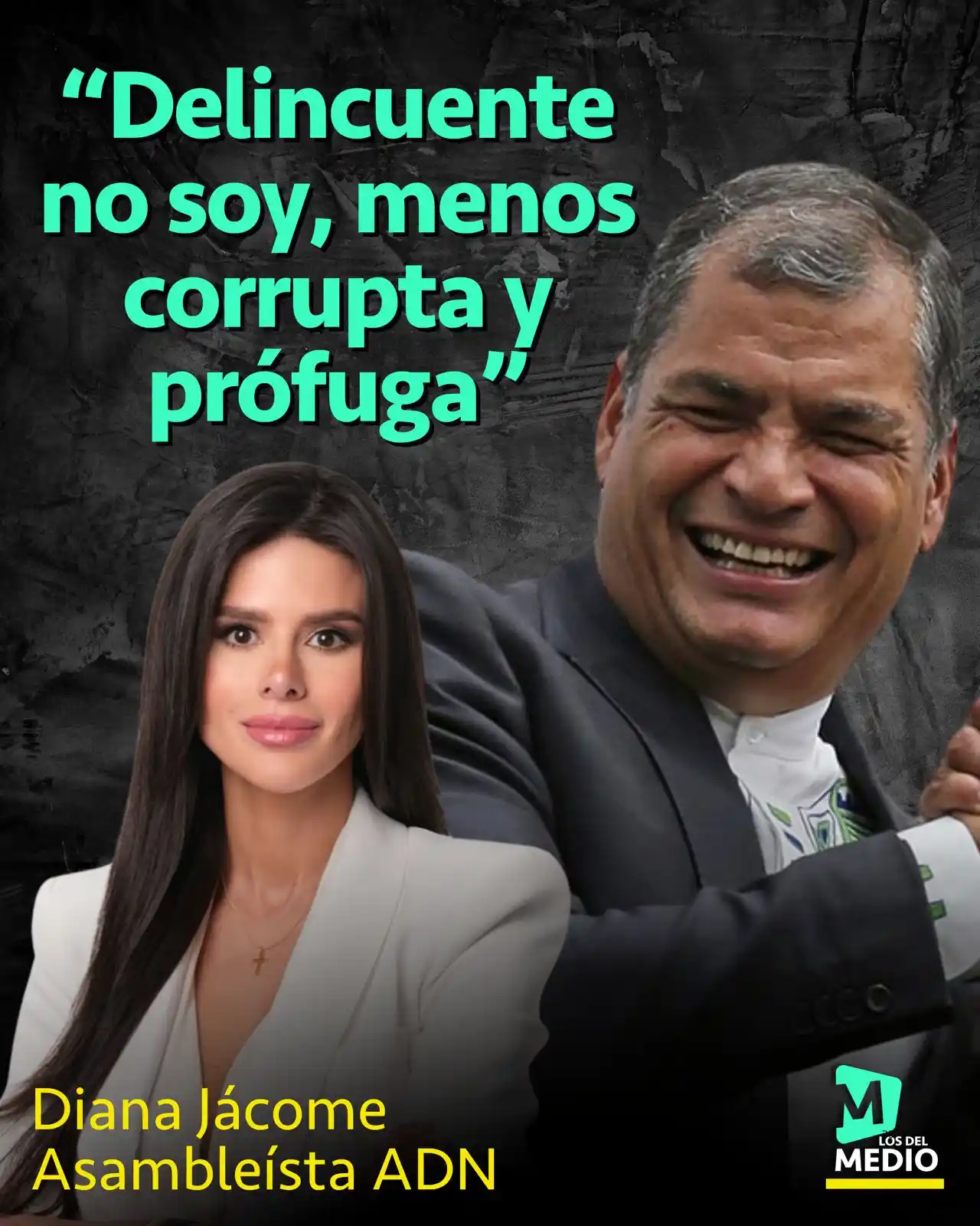 Image from Los Del Medio: 🔴ATENCIÓN  La asambleísta Diana Jácome no se guardó nada y respondió ...