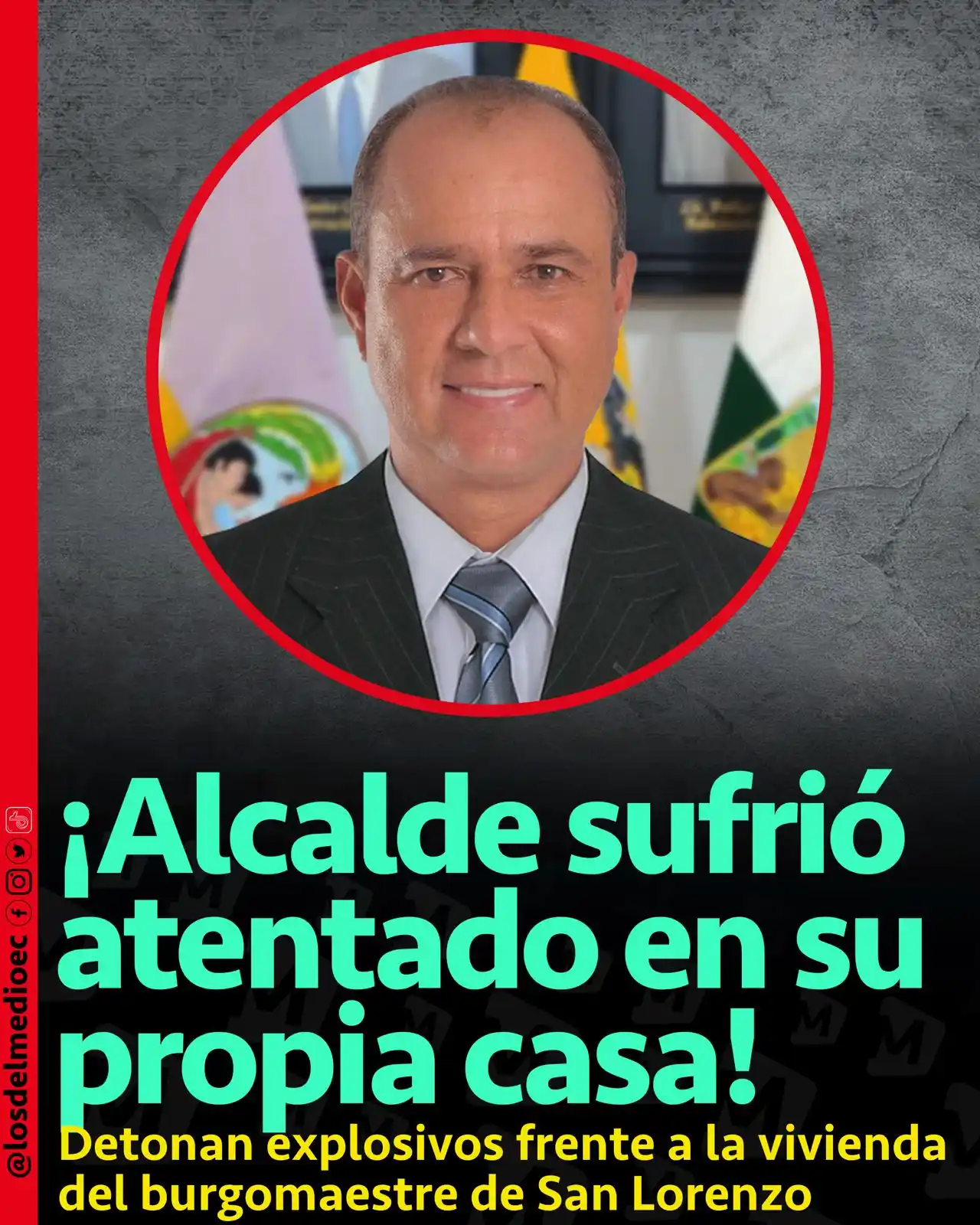 Image from Los Del Medio: 🔴ATENCIÓN  Un artefacto explosivo fue detonado la noche del miércoles...