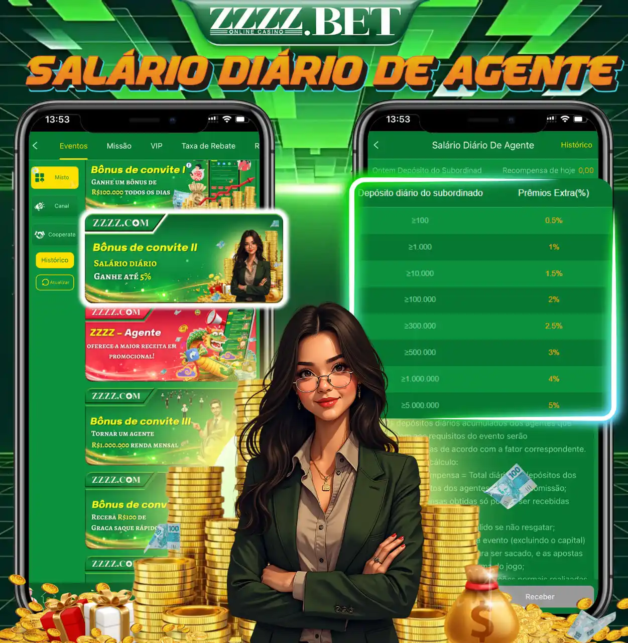 Image from ZZZZ.COM | Canal Oficial: ❤️Aviso a todos os caros agentes. 💸plataforma zzzz acabamos de lançar...