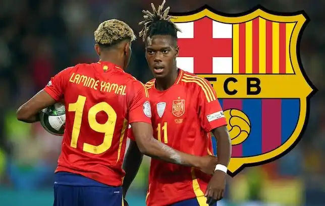 Image from Transfermercato.com: 🚨🔵🔴 برشلونة يبرم اتفاقًا على الشروط الشخصية مع نيكو ويليامز، لكن هل...