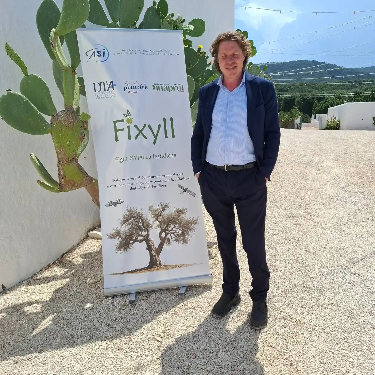 Image from BrindisiReport.it: Droni e satelliti per prevenire e arginare la Xylella: ecco come agisc...