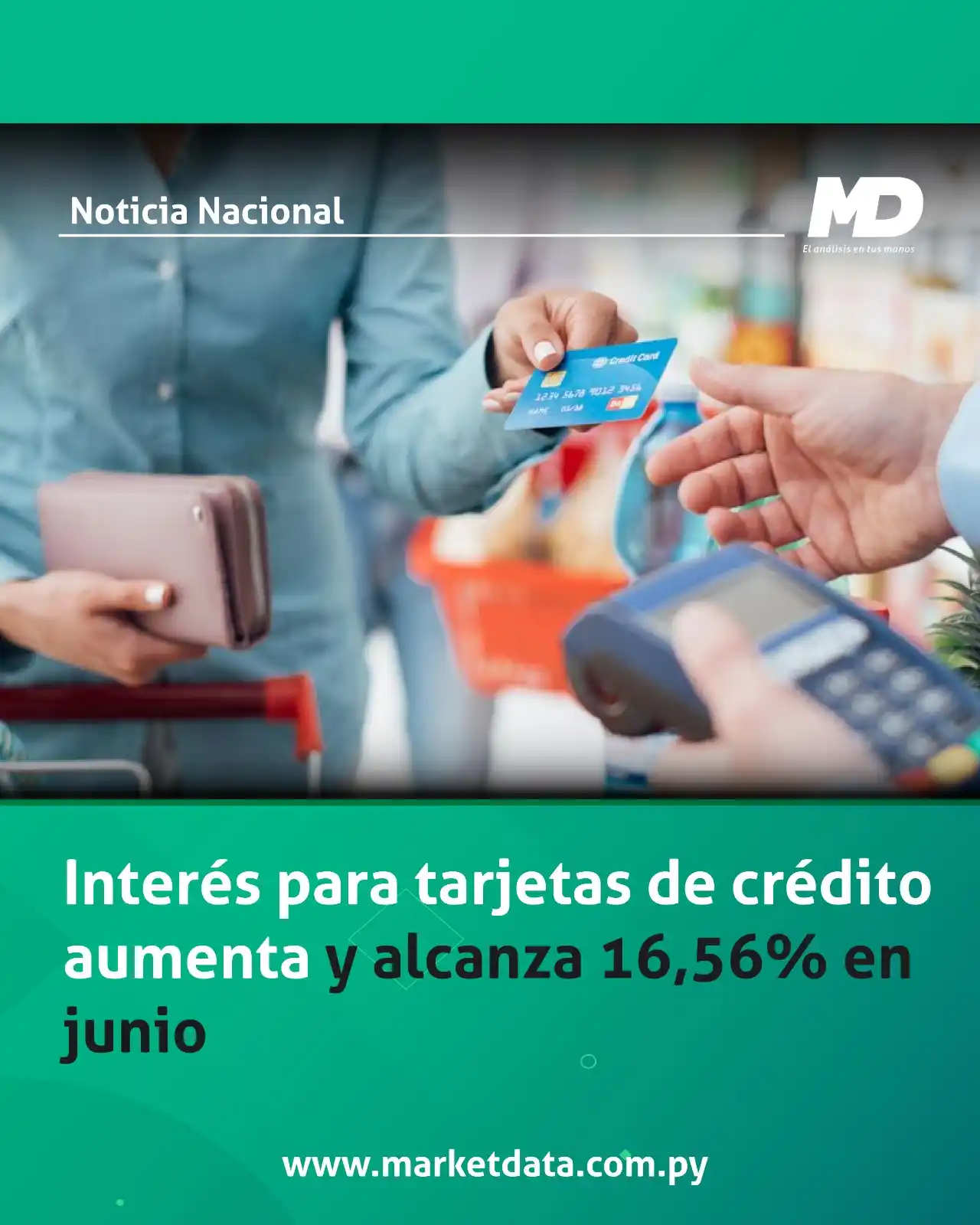 Image from MarketData: 💳 El Banco Central del Paraguay (BCP) ajusta mensualmente el límite m...