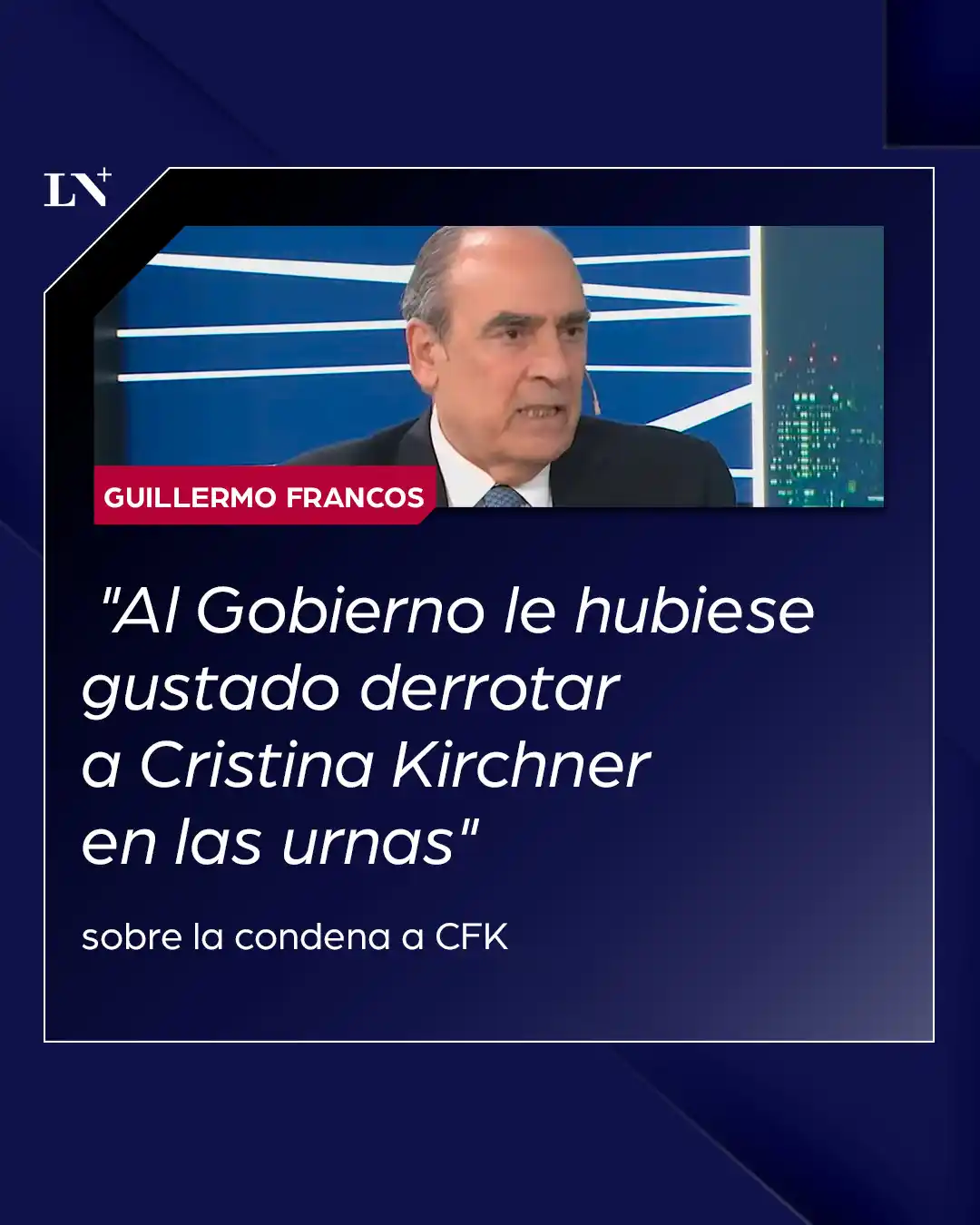Image from Lanacionmas: 🔷 El jefe de Gabinete Guillermo Francos afirmó que el Gobierno dejó e...