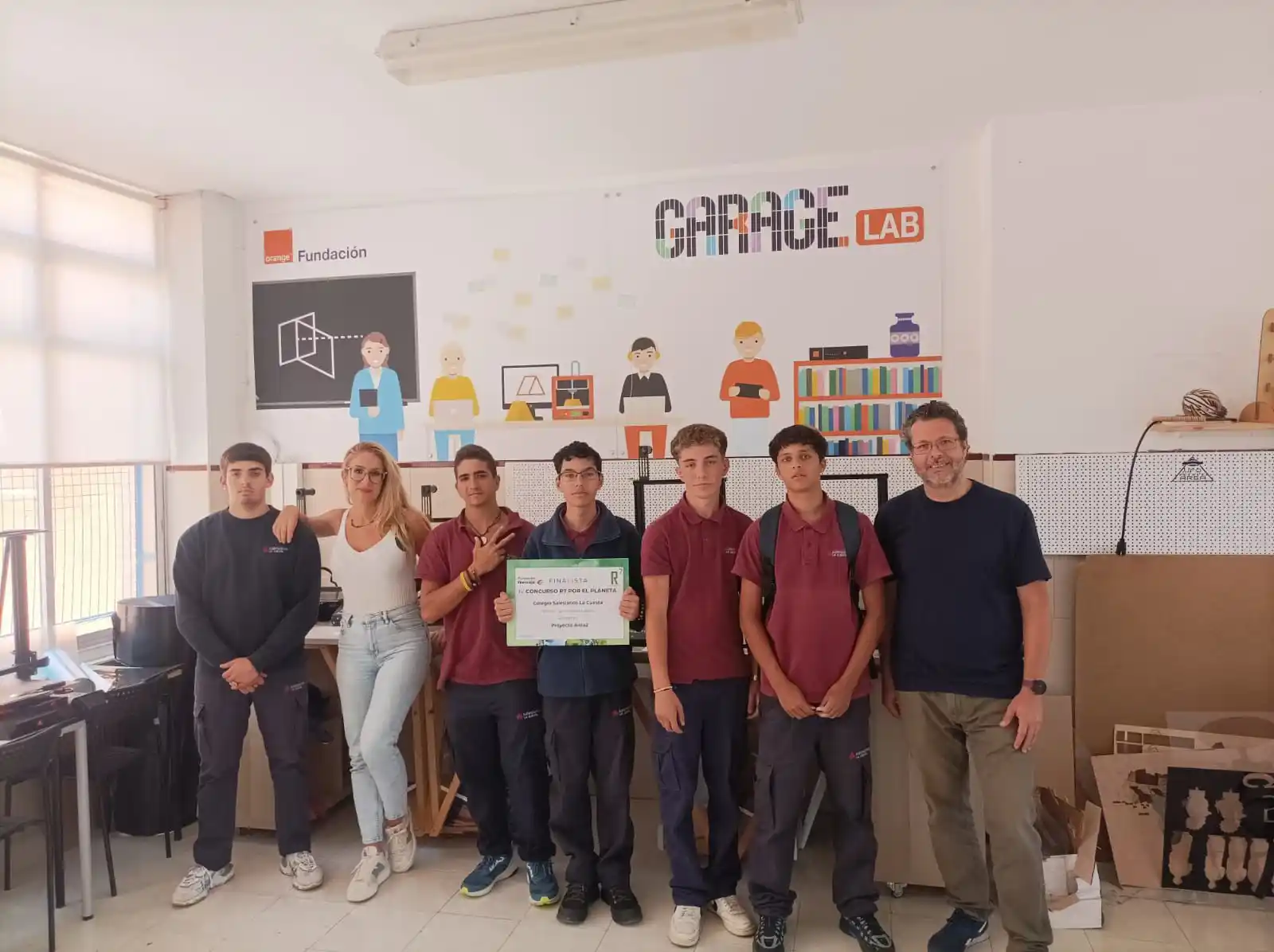 Image from Salesianos La Cuesta: 🟤 FPB I La FPB de nuestro colegio ha sido finalistas del concurso R7 ...