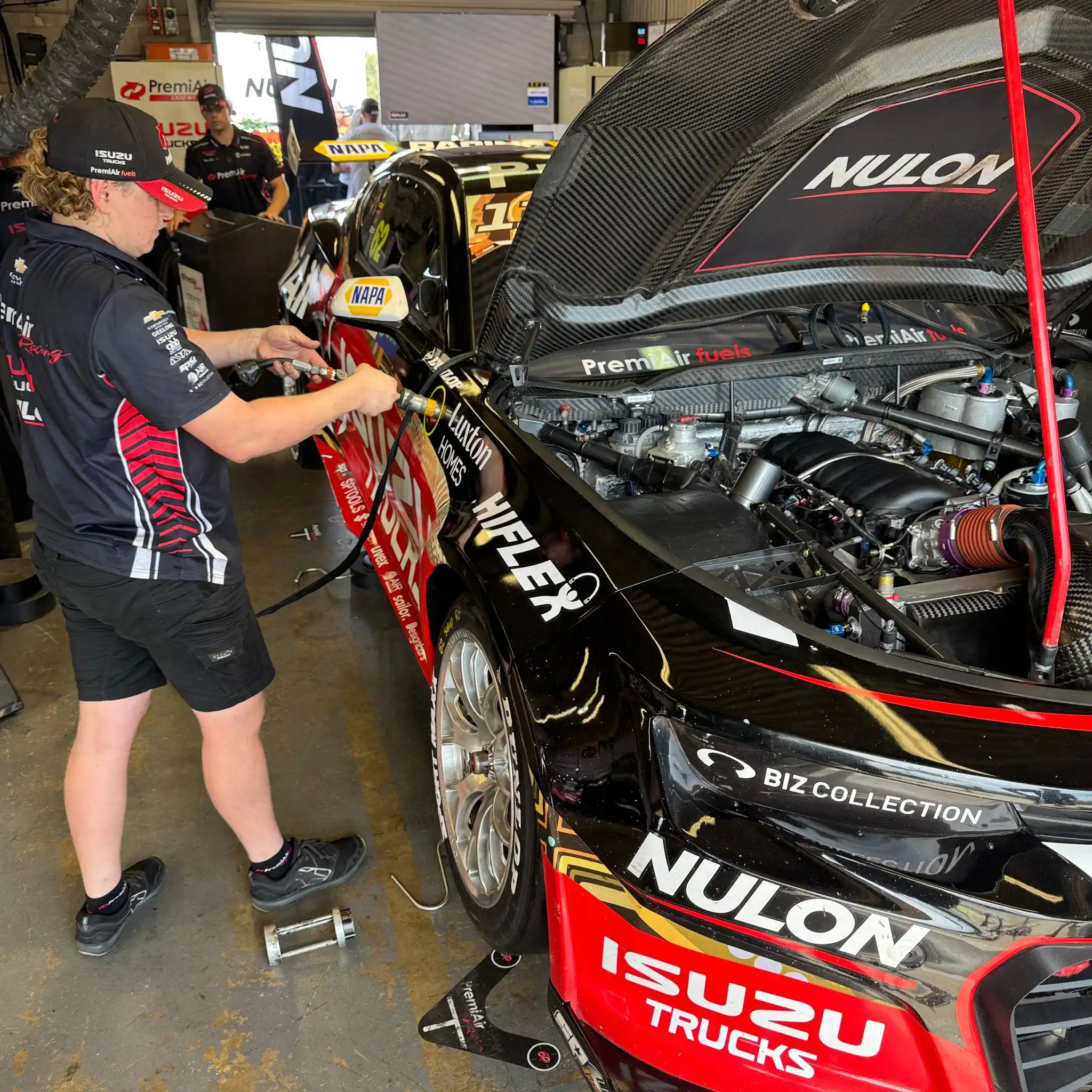 Image from Premiair Racing Live Feed: 🔧 Fresh steering rack installed in Car 62 ahead of Race 19. About to ...