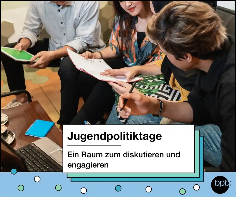 Image from Deine tägliche Dosis Politik: 🌅Guten Morgen! Ab heute bis zum 21.6. finden die Jugendpolitiktage i...