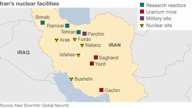 Image from MIDDLE EAST REVIEW: 🇮🇱 🇮🇷 *ISRAEL - IRAN UPDATES* ◾ *Israel hit nuclear site in Isf...