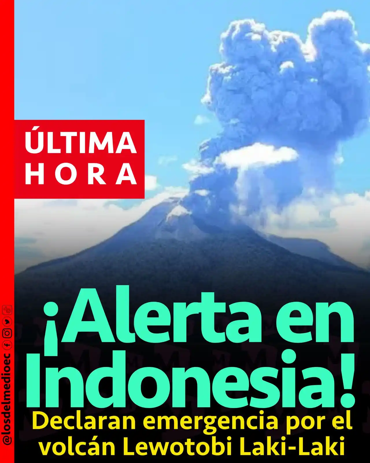 Image from Los Del Medio: 🌎INTERNACIONALES  Las autoridades de Indonesia decretaron este 17 de ...