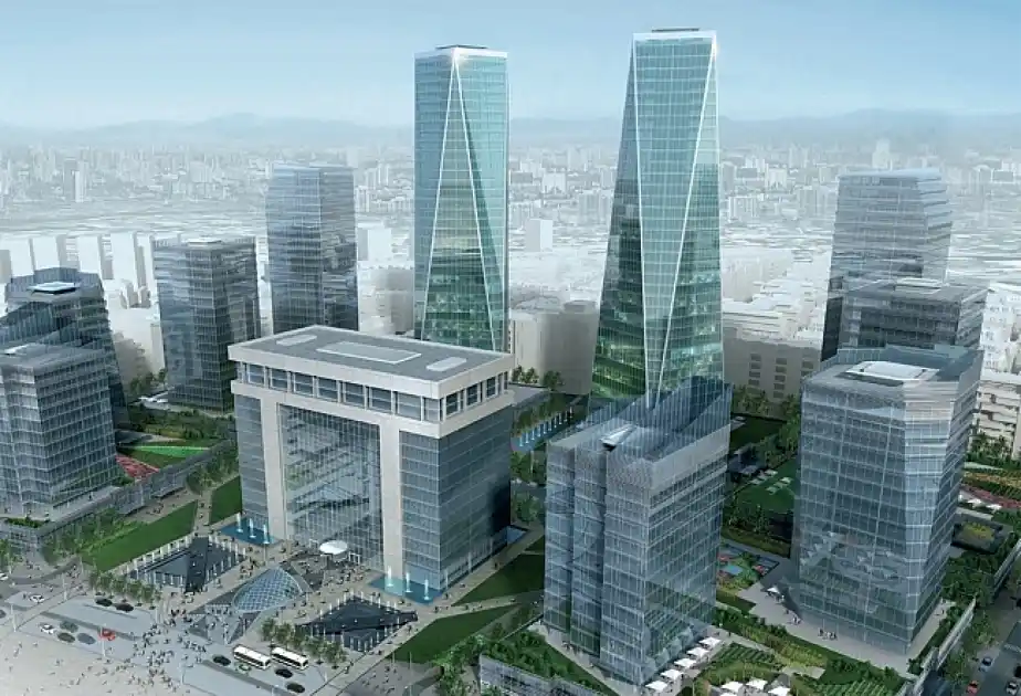 Image from Marja.az: İri bank Bakı Ağ Şəhərdə yeni inzibati binaya köçəcəyini açıqladı Ətr...