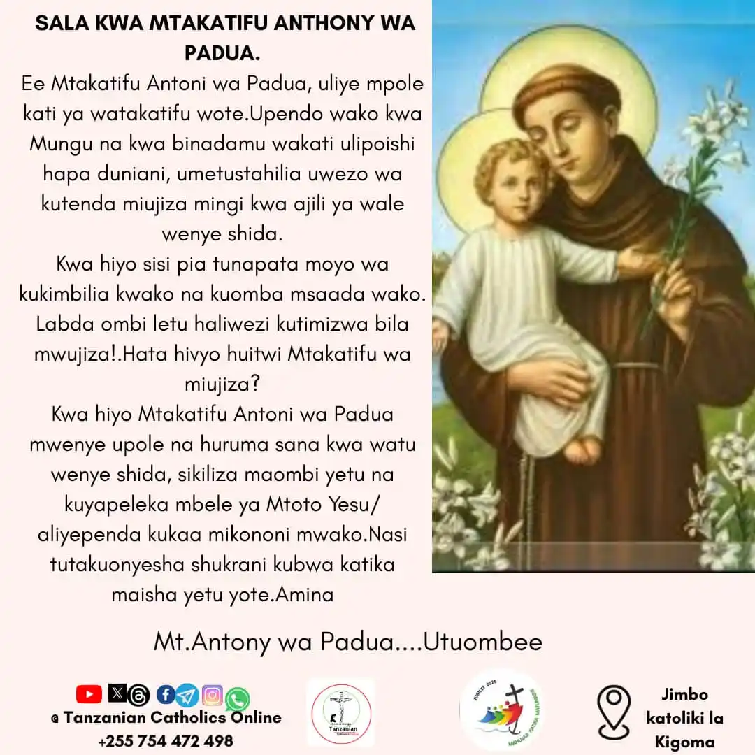 Tanzanian Catholics Online post