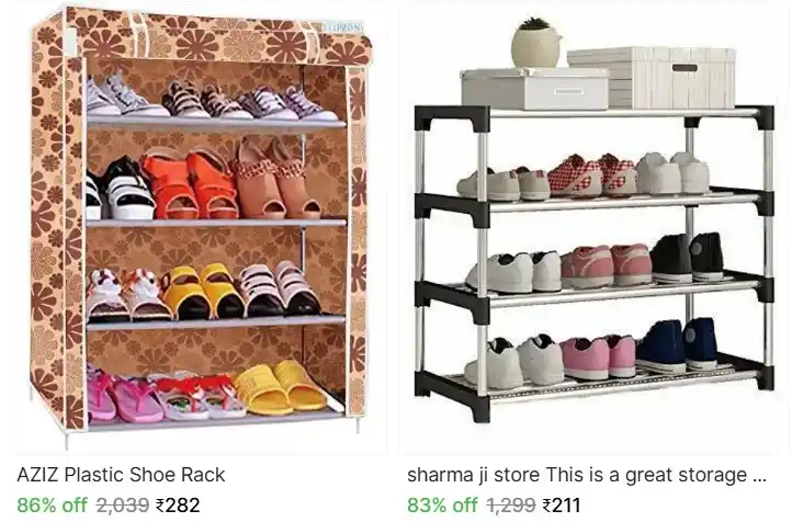 Image from Shopping Loot Deals Hot Offers Prolooterz Amazon Flipkart Myntra Best Online Daily Alerts: *🔥Loot: Up to 90% Off On Shoe Racks !* 👉 Buy here: https://bitli.in...