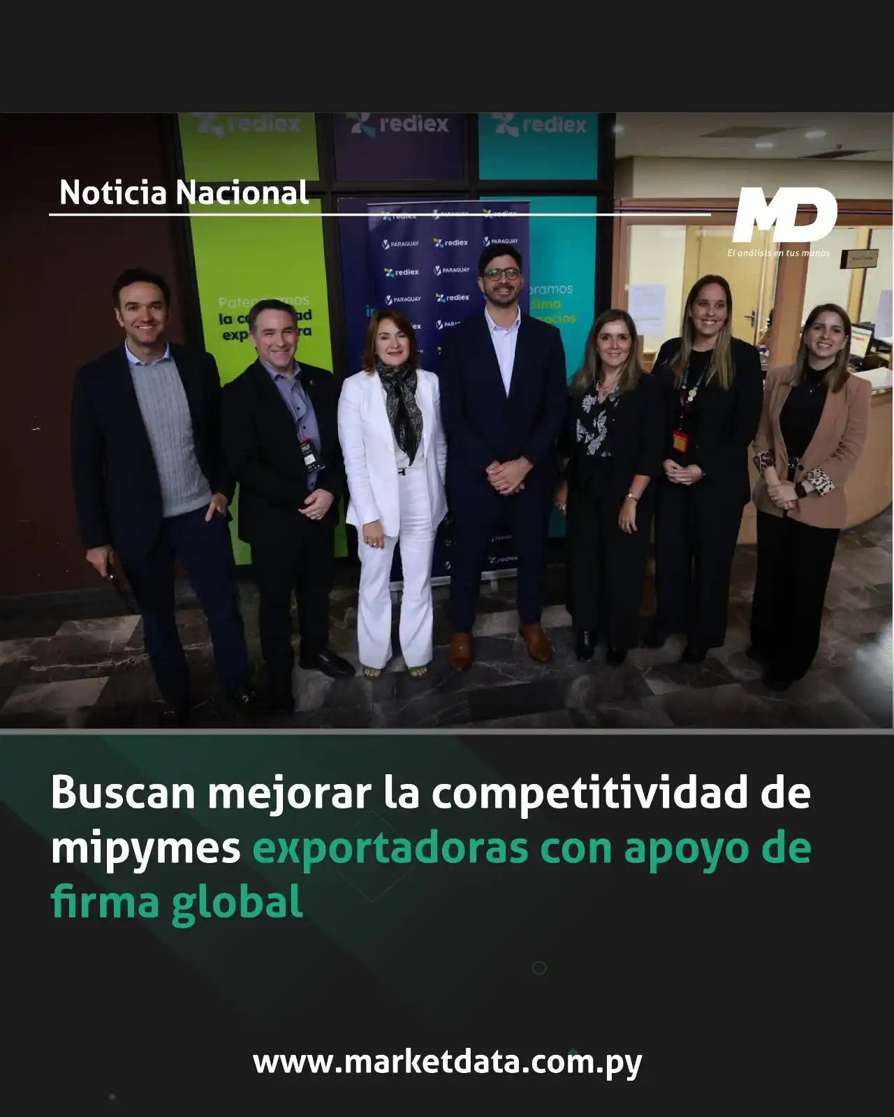 Image from MarketData: 🤝 Los viceministros Gustavo Giménez, de Mipymes, y Rodrigo Maluff, de...