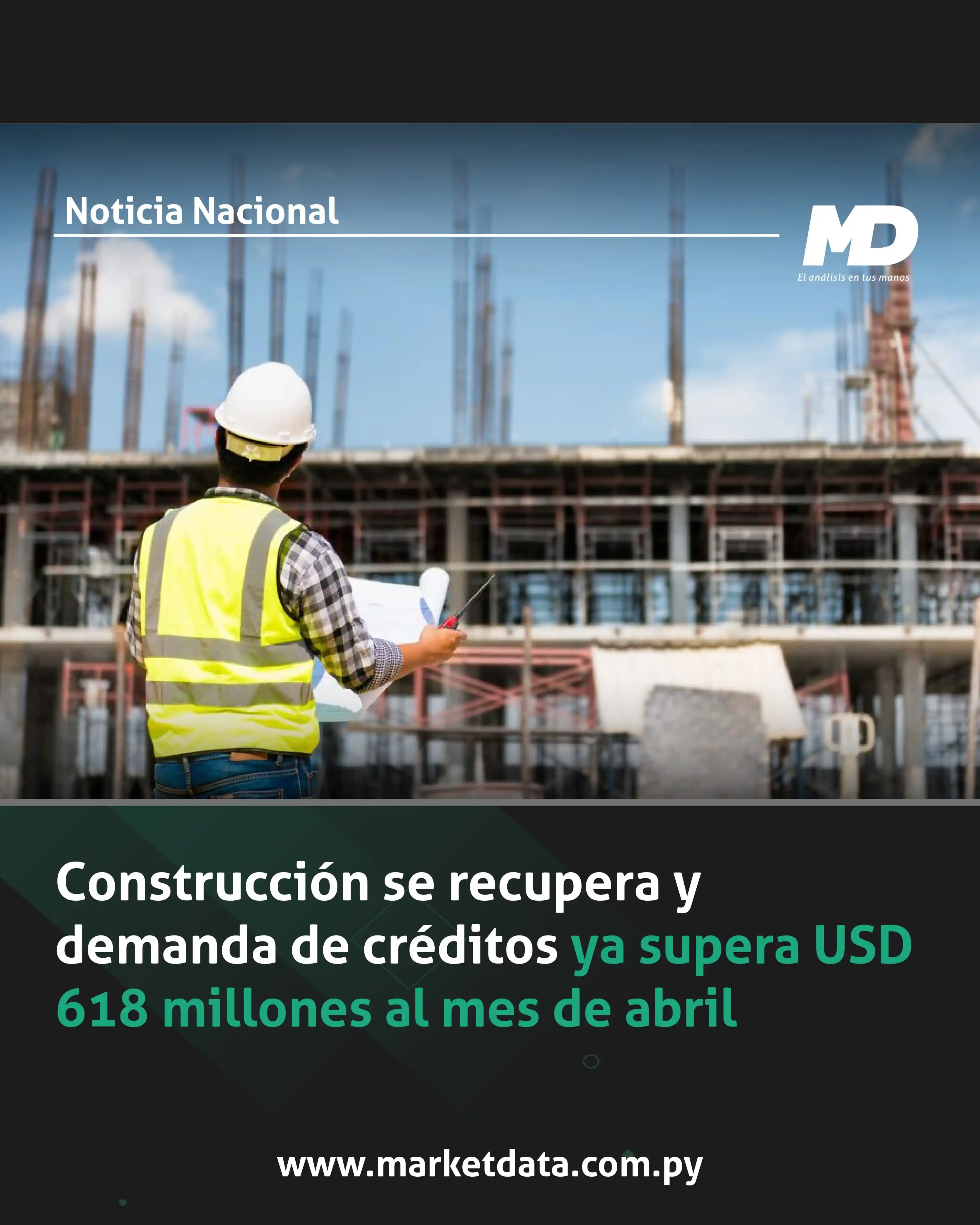 Image from MarketData: 👷🏗️ Luego de haber sido uno de los sectores con caídas consecutivas ...