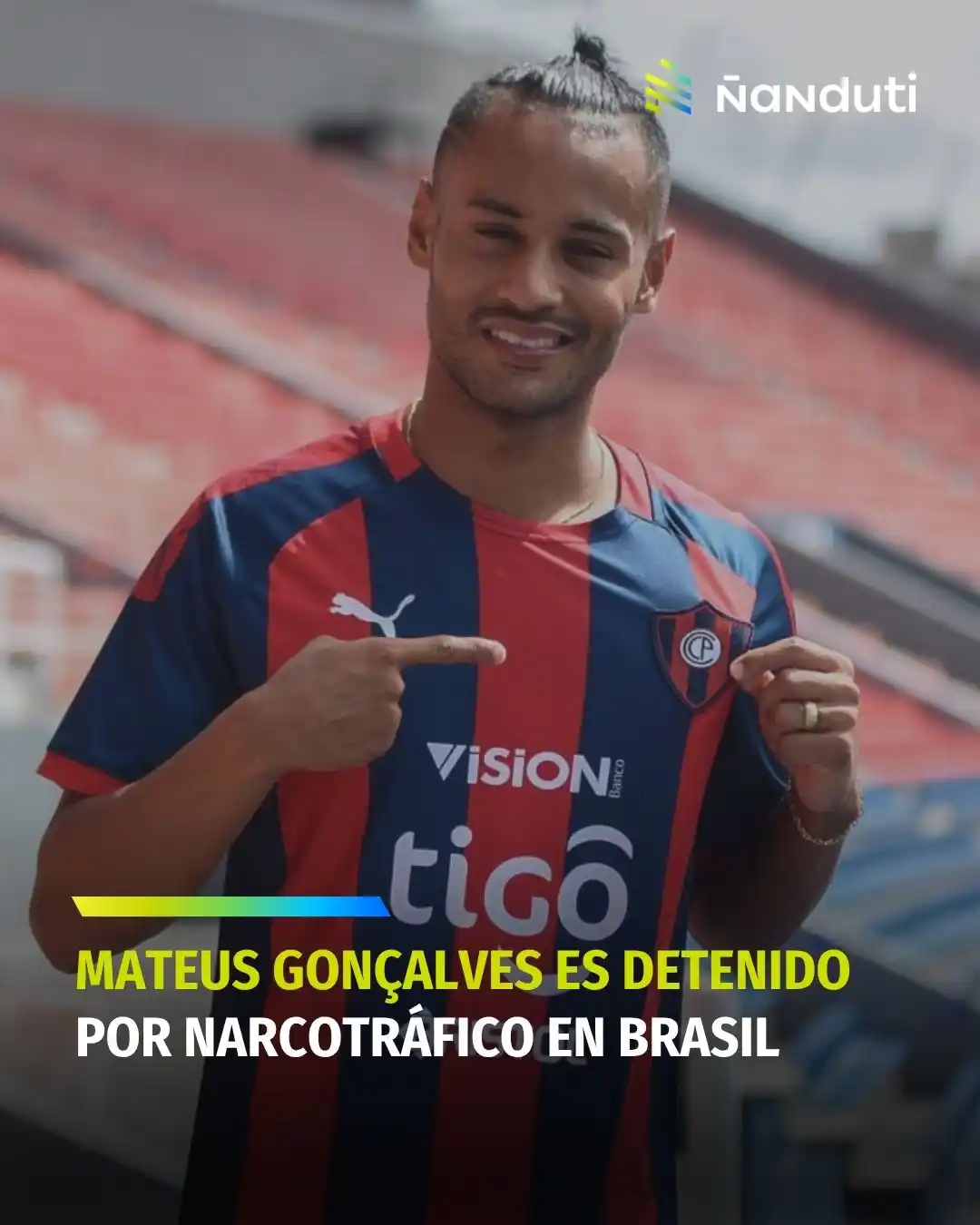 Image from Radio Ñandutí 1020 AM: 🚨 Mateus Gonçalves es detenido por narcotráfico en Brasil. ▪️El exj...