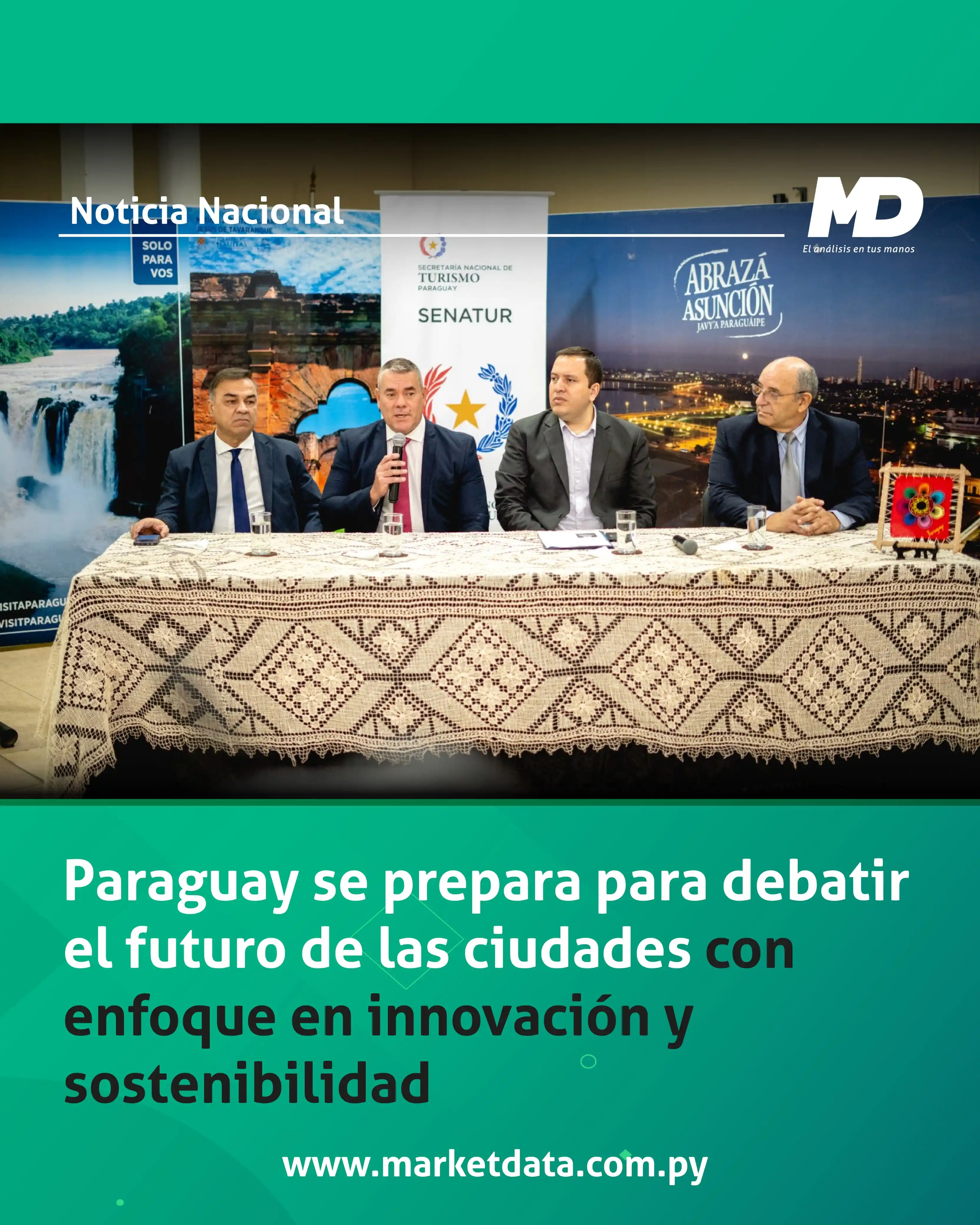 Image from MarketData: 🇵🇾 Nuestro país será sede del Smart City Paraguay 2025, un evento in...