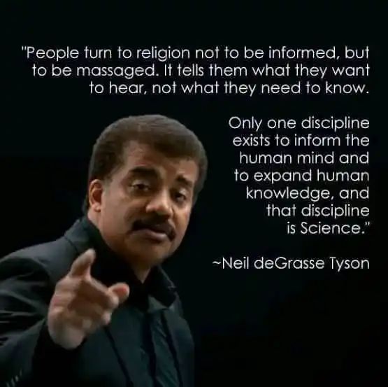Image from Afritocracy 4P Ideology: Science is seen spirituality ~ Spirituality is unseen science (Dr Kaba...