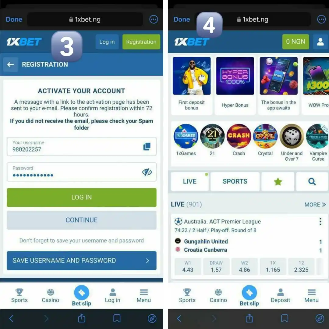 Image from Odion Comedy : *STEP 3: ACCOUNT ACTIVATION*   After submitting your registration deta...