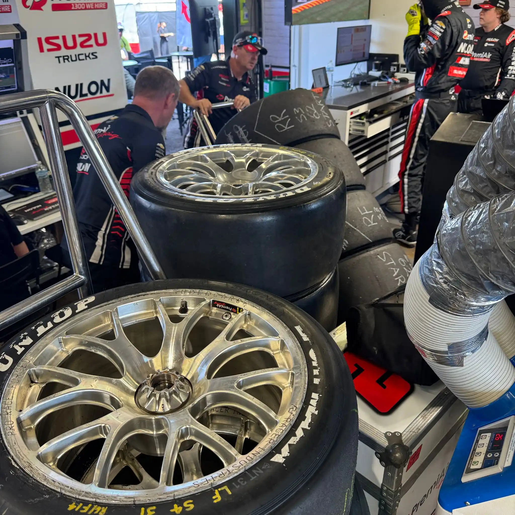 Image from Premiair Racing Live Feed: 🛞 Two CPS in this arvo’s Race 19! Tyres are rolling into the garage n...