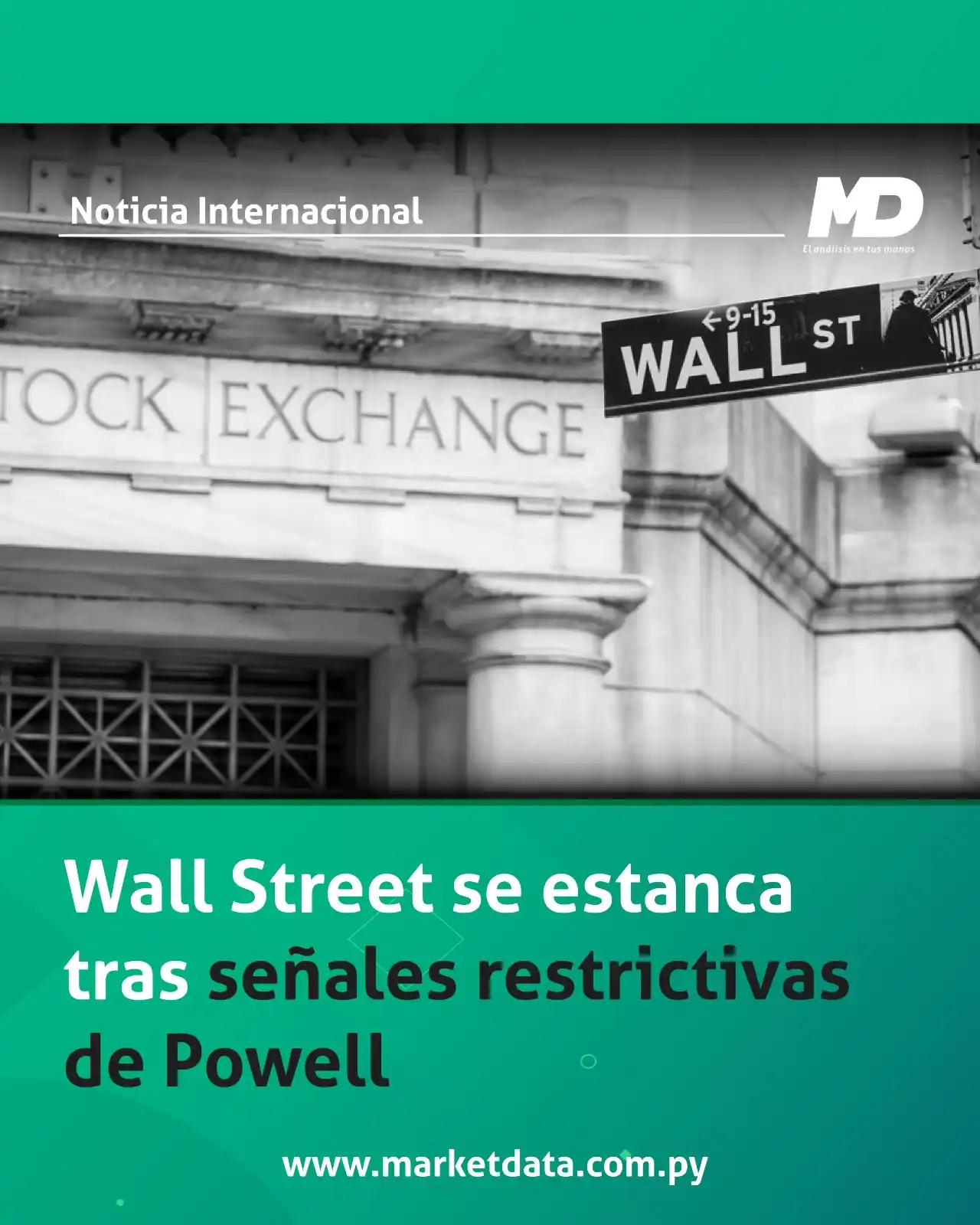 Image from MarketData: 🇺🇸 Los mercados estadounidenses operaron con cautela tras las nuevas...