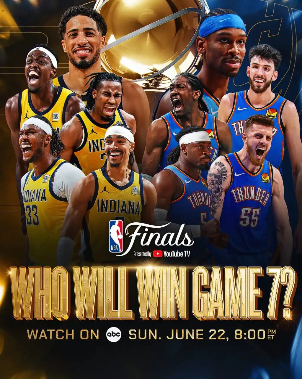 Image from 🇱🇧 𝙇𝙄𝙑𝙀 𝘽𝘼𝙎𝙆𝙀𝙏𝘽𝘼𝙇𝙇 🏀: ❮★♚★❯⬌*🌟🏀🇺🇸 نهائيات NBA: ٳنديانا يستعيد المباراة ويجبر ٲوكلا...