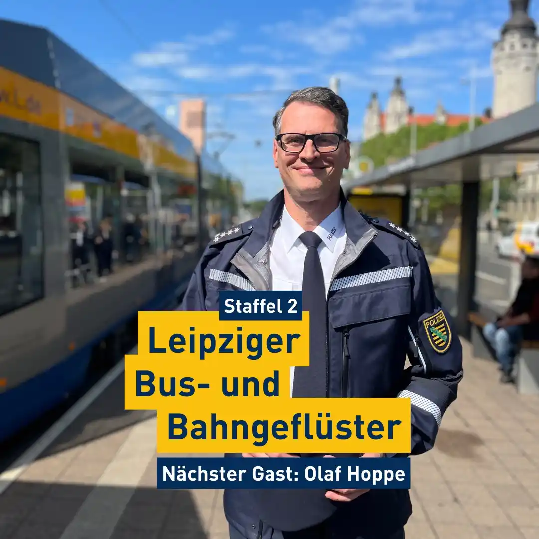 Image from Leipziger Verkehrsbetriebe: *🔊 Zwischen Blaulicht, Haltung & Alltag*  In der neuen Folge Leipzige...