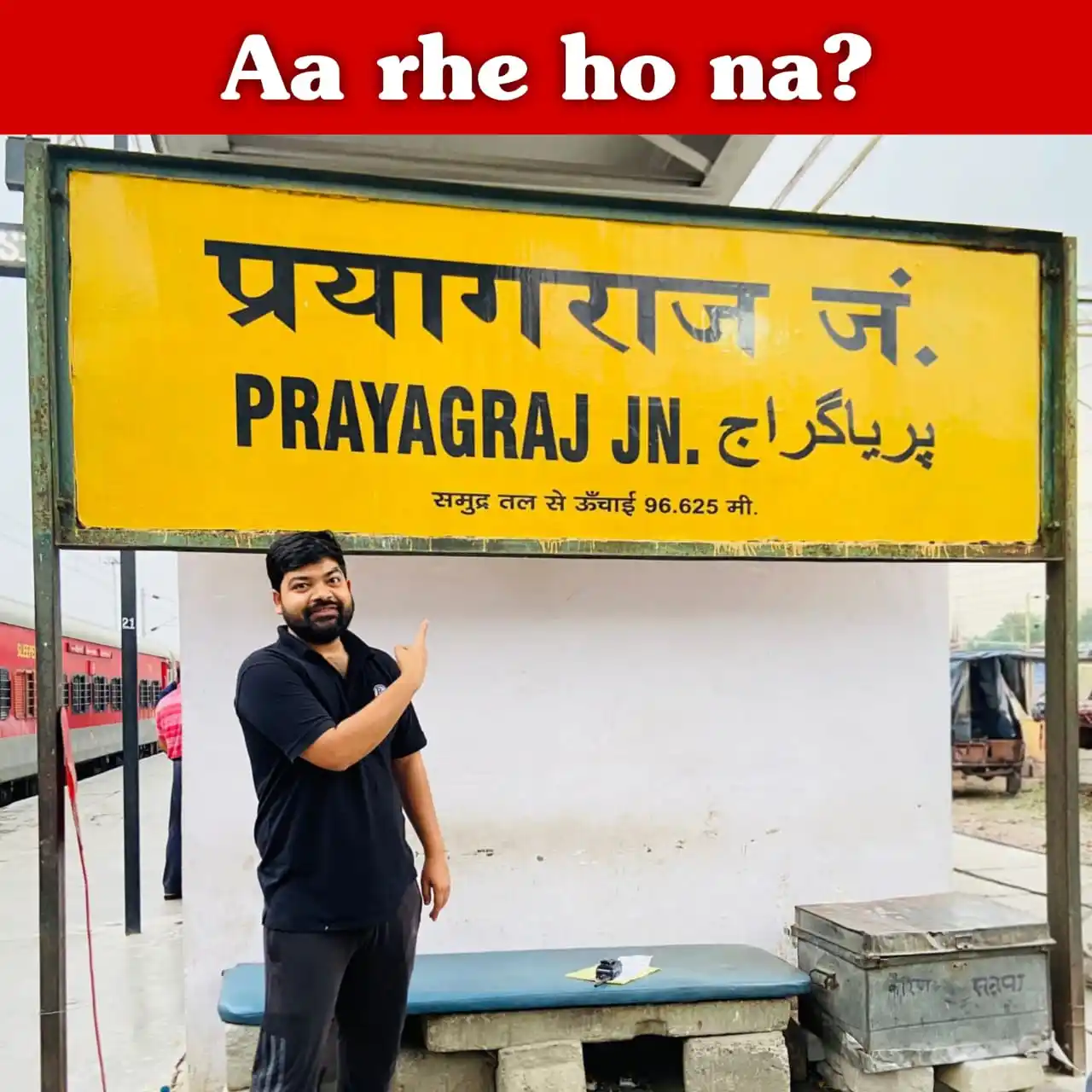Image from PW ONLYIAS: Aditya Sir toh pohonch gaye hain Prayagraj,Pratigya Diwas ke liye!!! �...