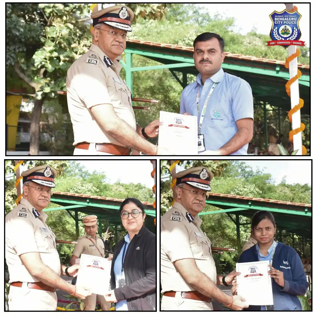 Image from Bengaluru City Police: Based on exceptional communication skills, soft skills, empathy, fluen...