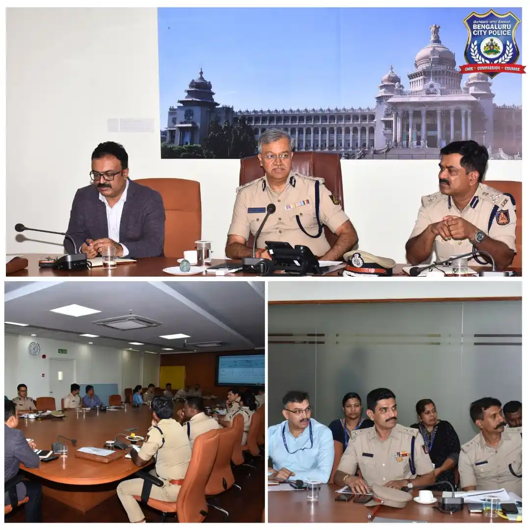 Image from Bengaluru City Police: ಬೆಂಗಳೂರು ನಗರ ಪೊಲೀಸ್ ಆಯುಕ್ತರಾದ ಸೀಮಂತ್ ಕುಮಾರ್ ಸಿಂಗ್ ರವರು ಇಂದು ಎಲ್ಲಾ ಡಿಸಿ...
