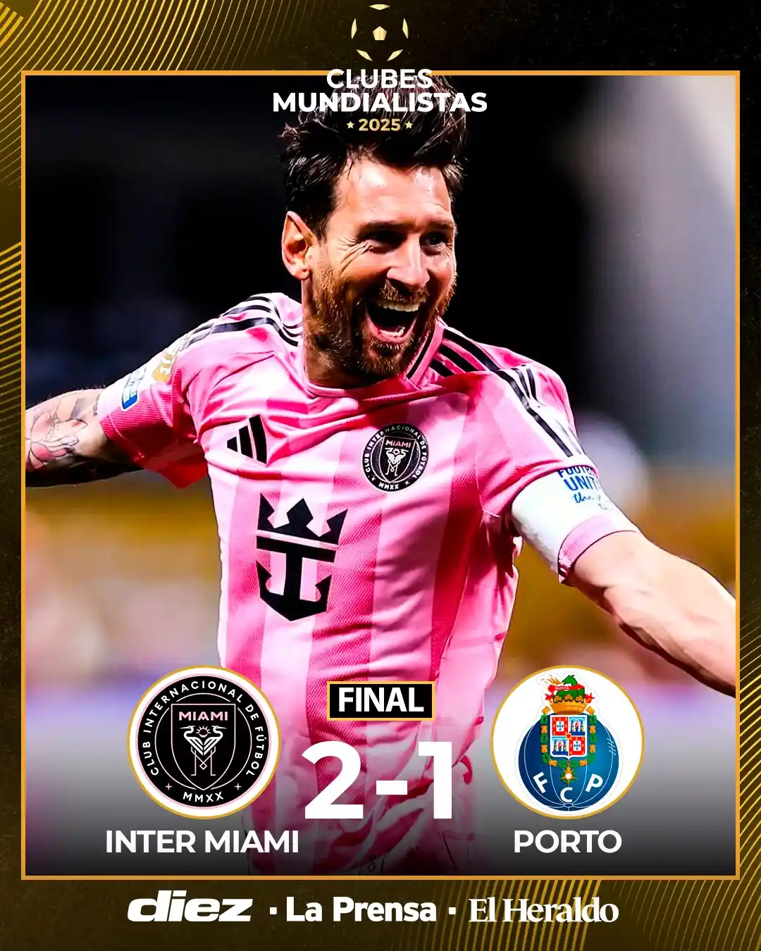 Image from Diario Diez: El GOAT se viste de héroe una vez más.🐐✨  <a class="text-blue-500 hov...