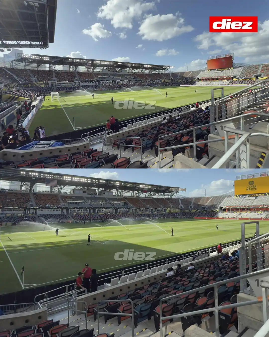 Image from Diario Diez: El Shell Energy Stadium está listo para ver ganar a Honduras.🤩🇭🇳...
