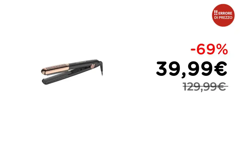 Image from ‼️ ERRORE DI PREZZO: *❌❌ERRORE DI PREZZO❌❌* 🔸 *Piastra Rowenta SF8230* 💰 *A soli 39,99€*...