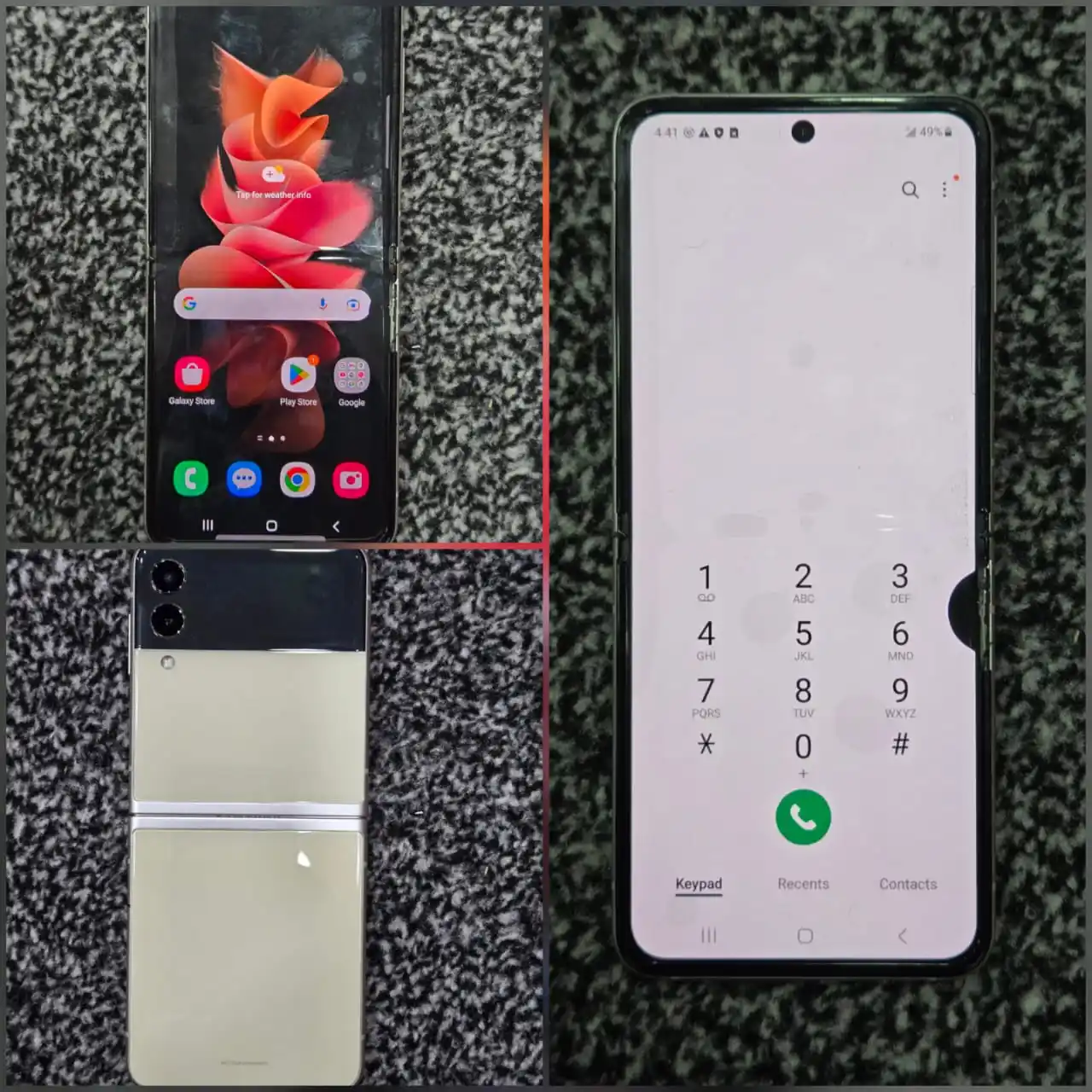 Image from MOB SHOPPING: Galaxy Flip 3 128GB Rs.29999/- Non PTA 🔒   Cash on delivery available...