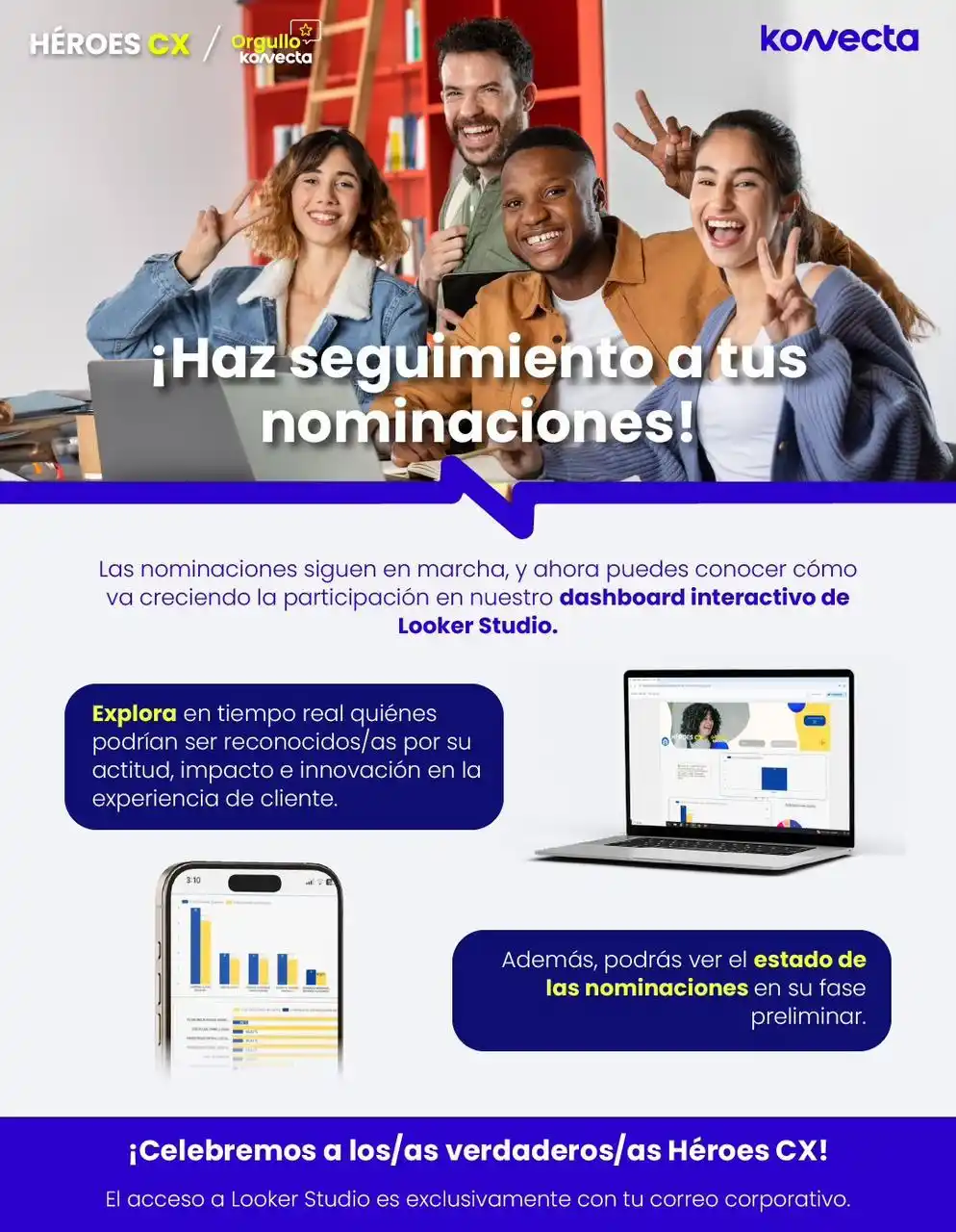 Image from TEAM CONECTADOS! 👥: 👋 *HÉROES CX | Ahora puedes ver el estado de tus nominaciones en Look...