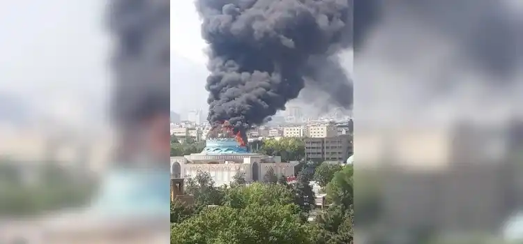 Image from Teyit: ❌İsrail'in Tahran'daki İran Polis Komutanlığı'nı vurduğunu gösterdiği ...