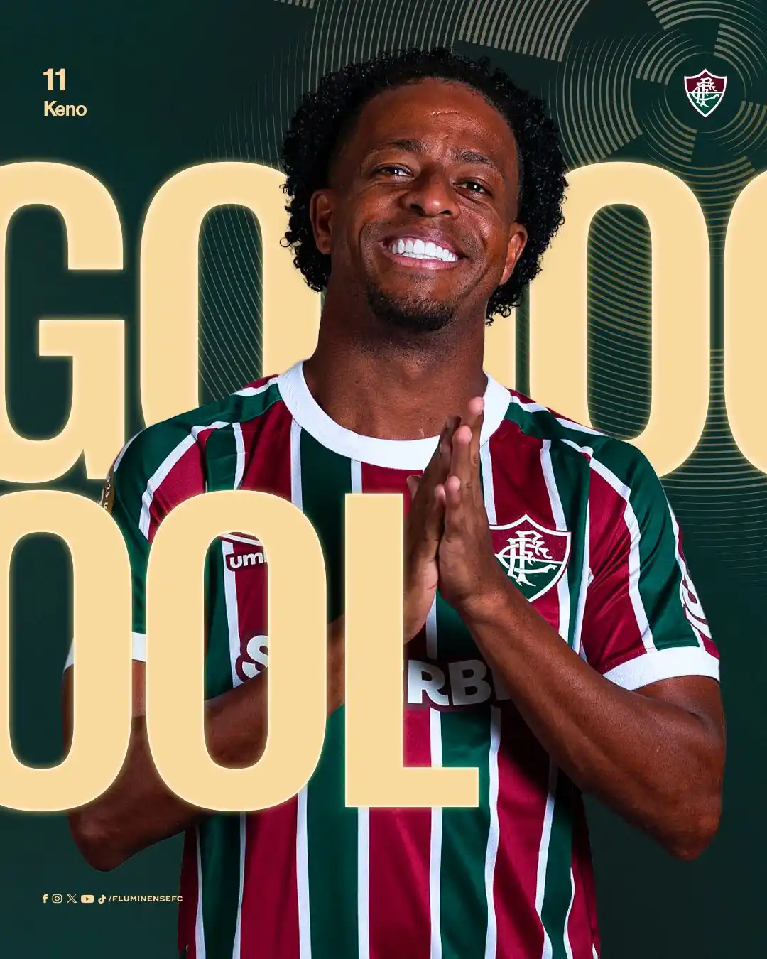 Image from Fluminense FC: KEEEEEEEEEEEEEENO MARCA O QUARTO GOL DO FLUMINENSE FOOTBALL CLUB COM U...