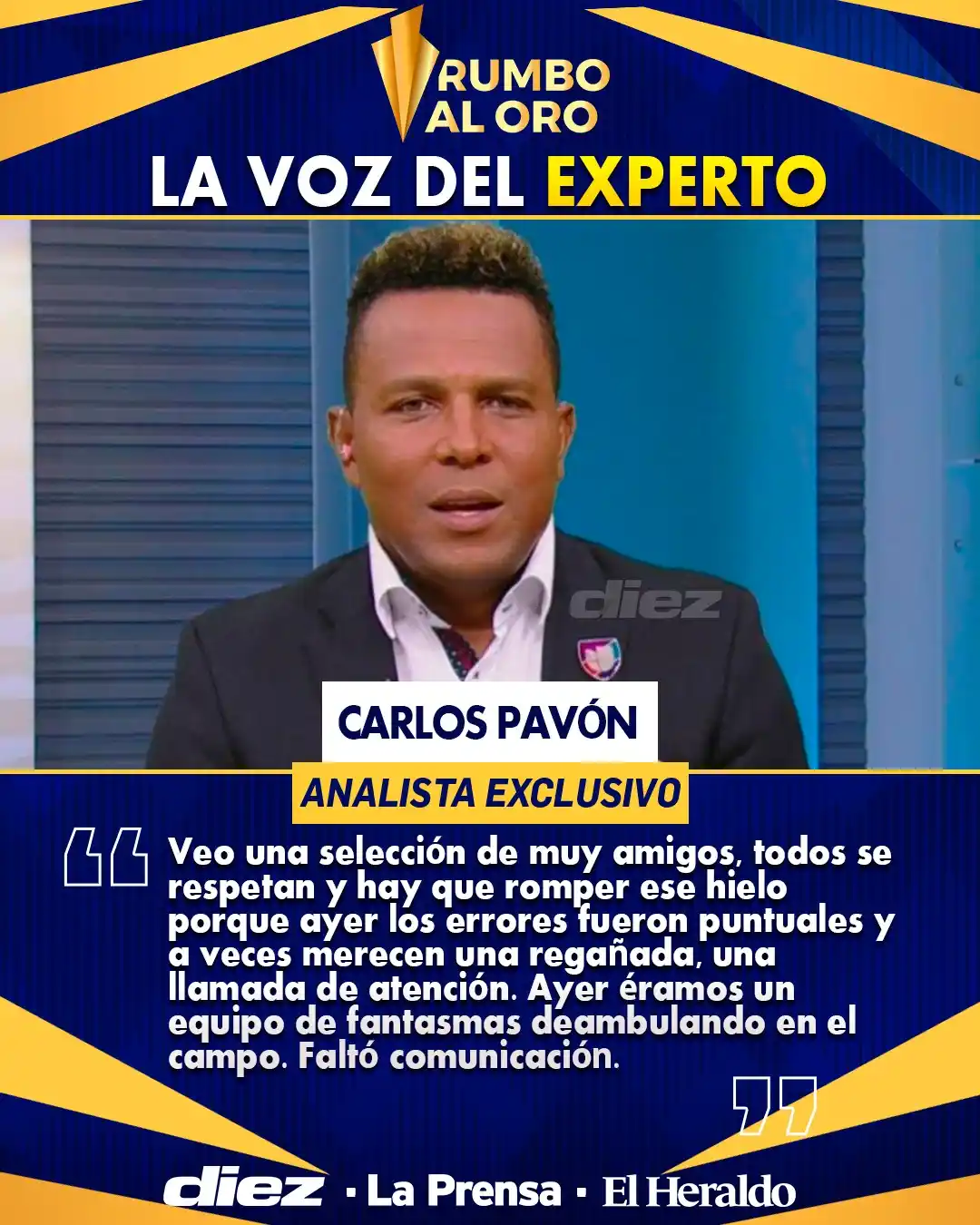 Image from Diario Diez: LA VOZ DEL EXPERTO💥 Carlos Pavón manda contundente mensaje a los much...