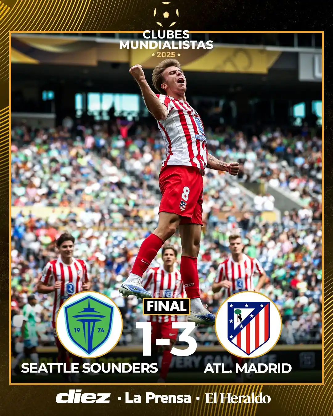 Image from Diario Diez: Los Colchoneros suman sus primeros tres puntos en el Mundial de Clubes...