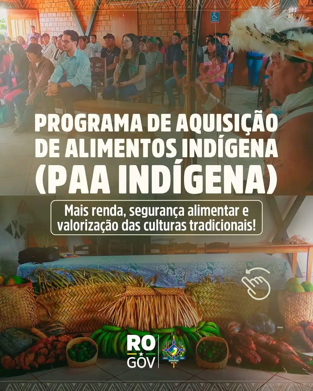 Image from Governo de Rondônia: 👏🏼 Mais renda, segurança alimentar e valorização das culturas tradic...