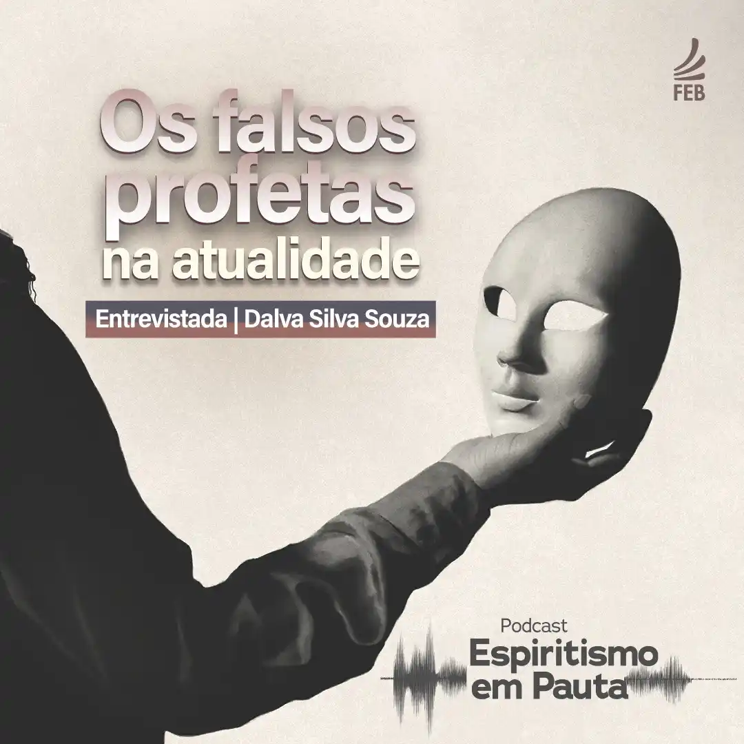 Image from Federação Espírita Brasileira: Na obra _O evangelho segundo o espiritismo_, Kardec deixa claro que pa...